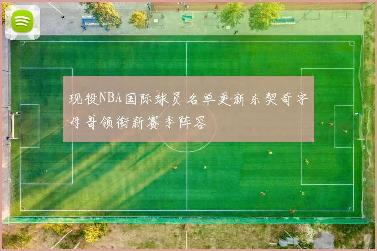 现役NBA国际球员名单更新东契奇字母哥领衔新赛季阵容