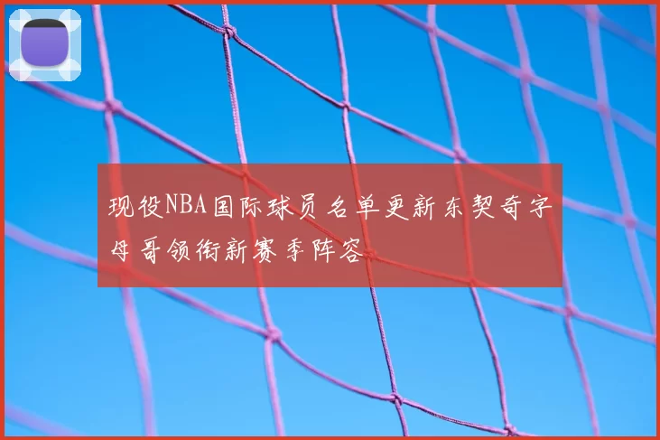 现役NBA国际球员名单更新东契奇字母哥领衔新赛季阵容