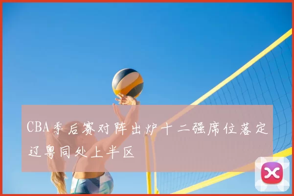 CBA季后赛对阵出炉十二强席位落定辽粤同处上半区